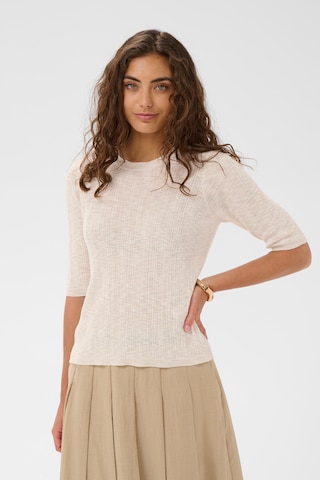 CULTURE Sweter 'CUaugustine' w kolorze beżowy: przód