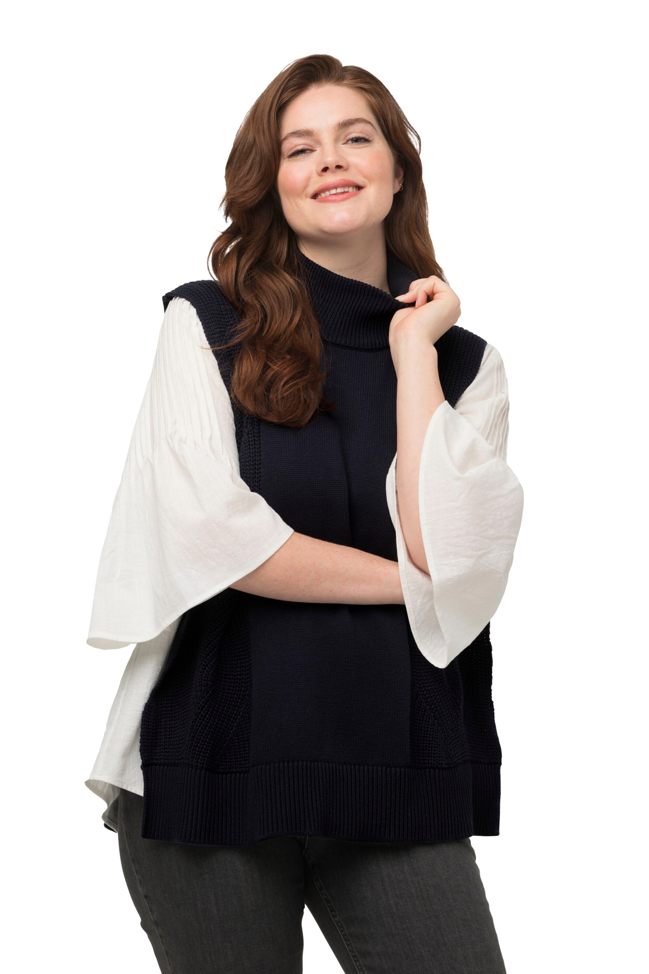 Ulla Popken Pullover in Blau