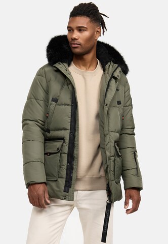 STONE HARBOUR Winter jacket 'Mironoo' in Green