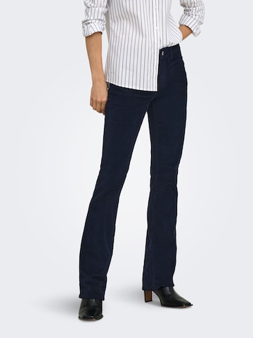 ONLY Flared Trousers 'GLOBAL' in Blue: front