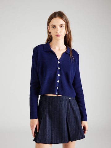 Trendyol Knit Cardigan in Blue: front