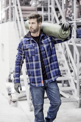 Coupe regular Chemise 'Hunter ' Hero en bleu