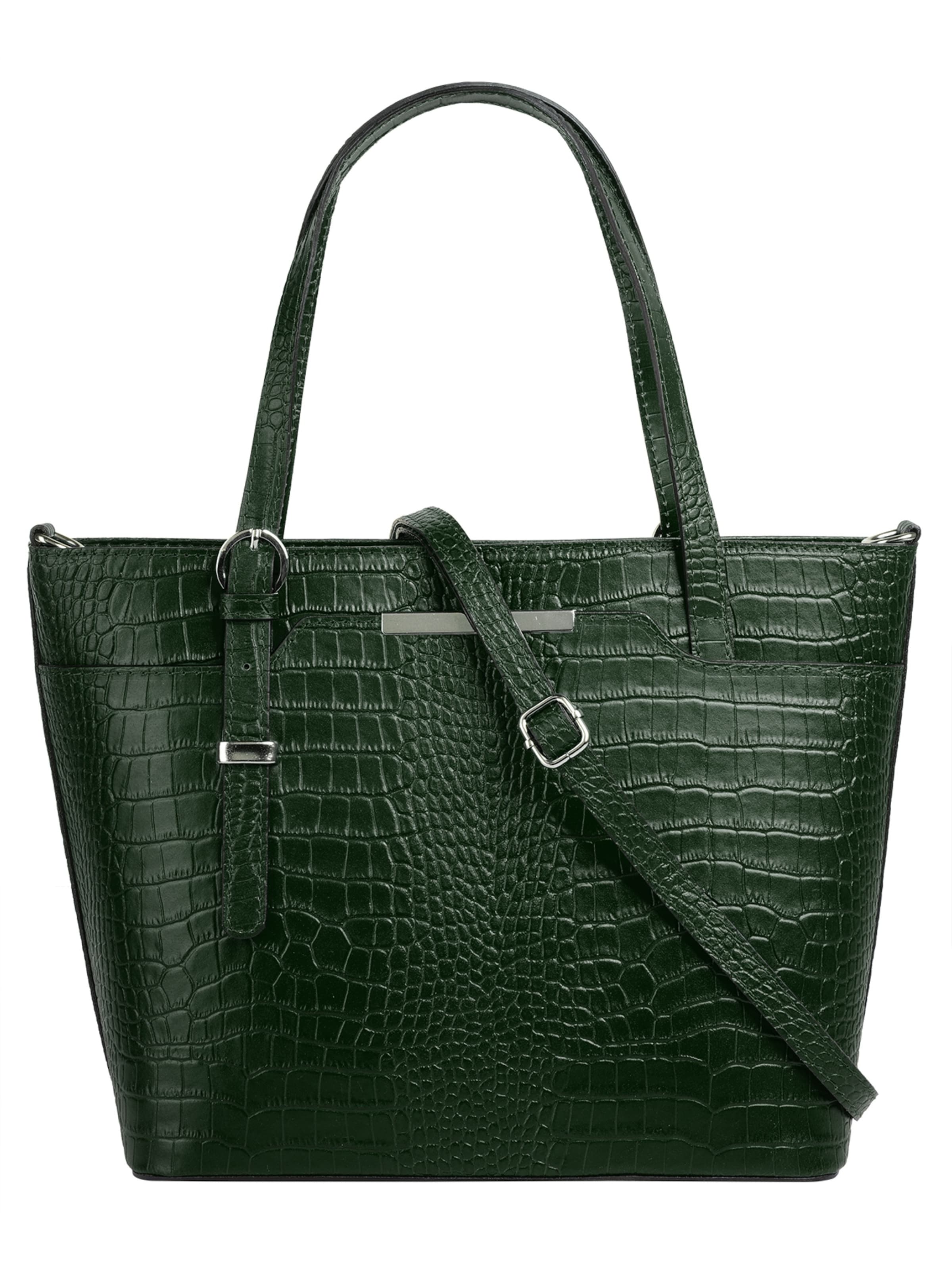 Cluty Handbag in Green: front