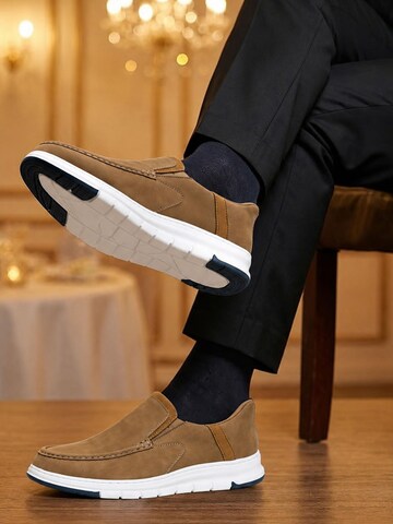 ALLTHEMEN Classic Flats 'Beleg' in Brown