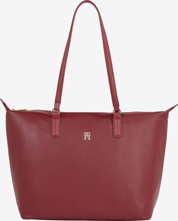 TOMMY HILFIGER Shopper 'Poppy' in Rood: voorkant