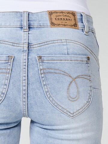 Coupe slim Jean KOROSHI en bleu