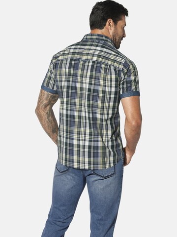 Jan Vanderstorm Comfort fit Button Up Shirt 'Runkar' in Green