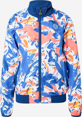 BIDI BADU Athletic Jacket in Blue: front