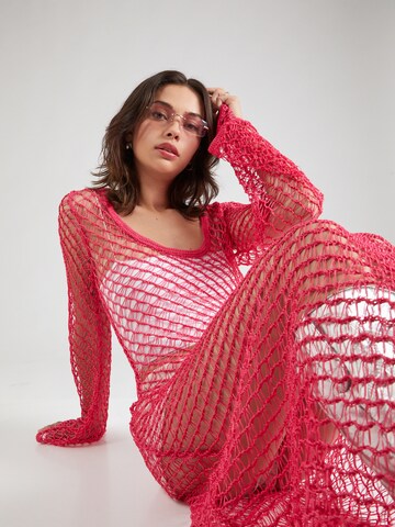 Abito in maglia di TOPSHOP in rosa