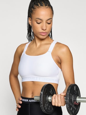 UNDER ARMOUR - Bustier Sujetador deportivo en blanco