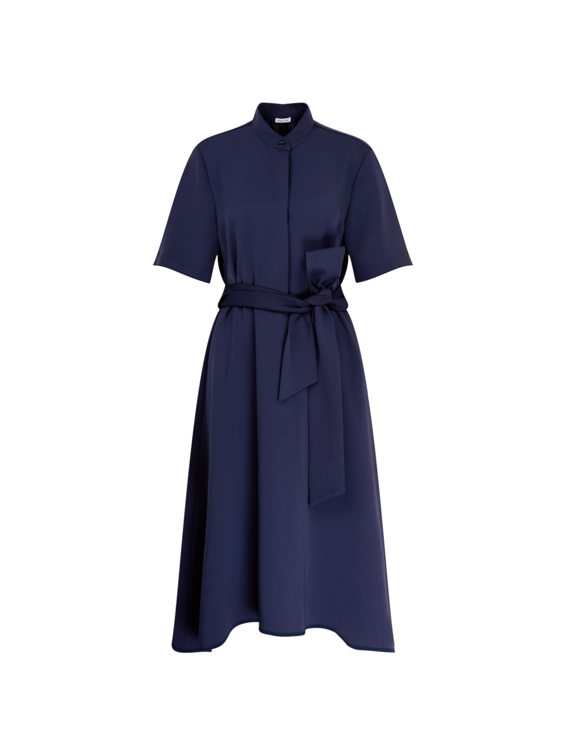 SEIDENSTICKER Jurk 'Schwarze Rose' in Blauw: voorkant