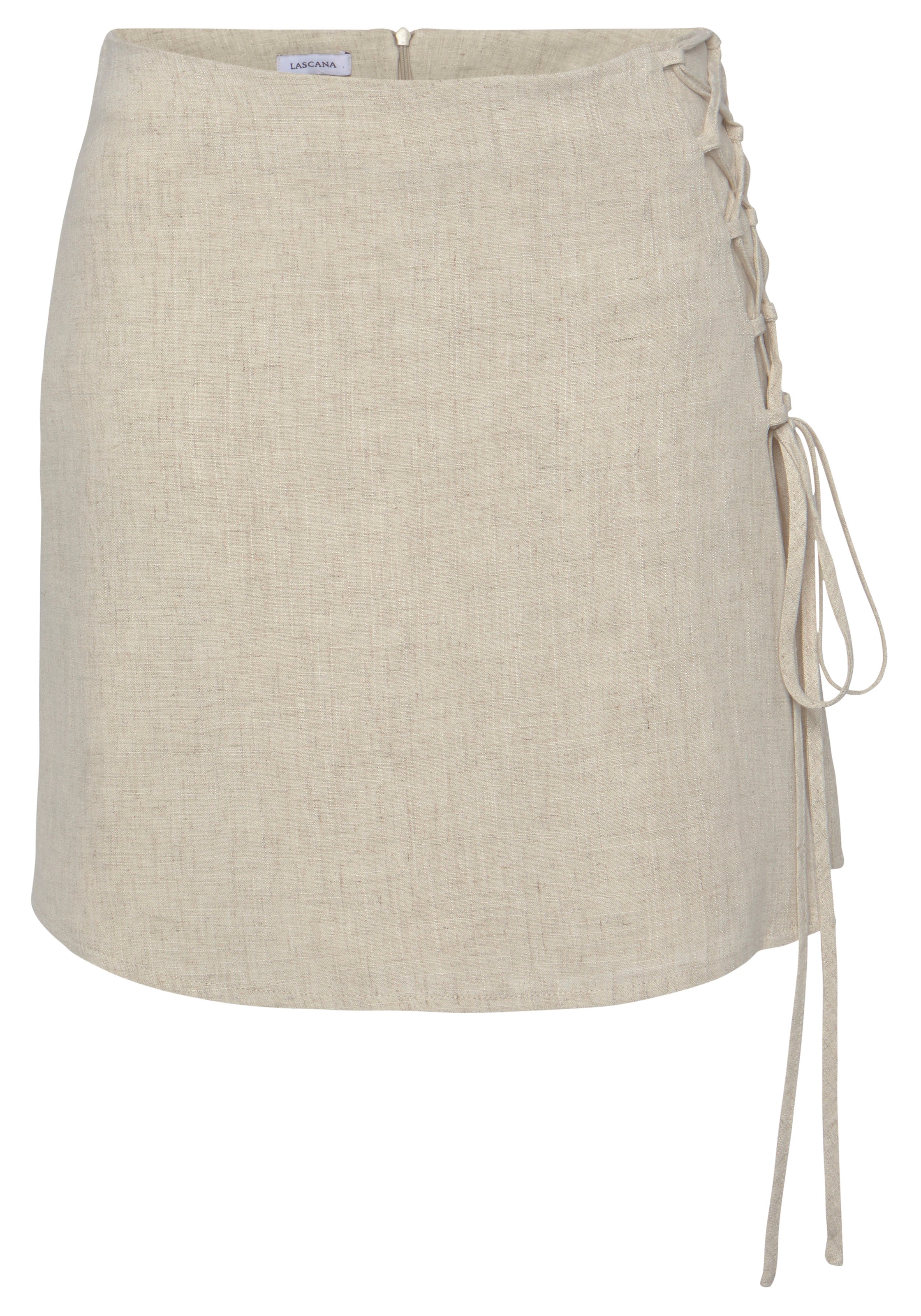 LASCANA Skirt in Beige: front