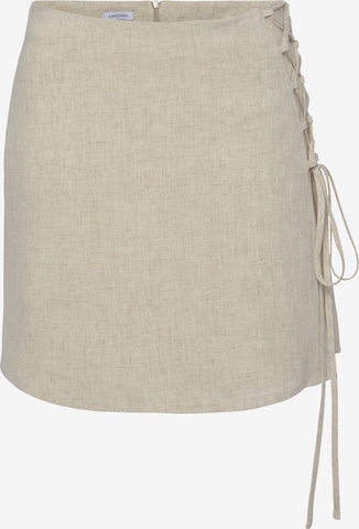 LASCANA Rok in Beige: voorkant