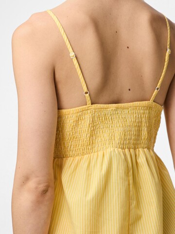 Robe d’été 'PCFeline' PIECES en jaune