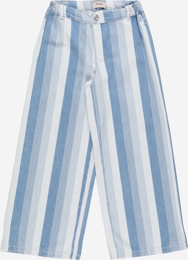 KIDS ONLY Jeans 'Lisa' i azur / blue denim / lyseblå / hvid, Produktvisning