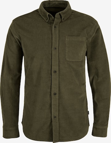 BLEND Regular fit Button Up Shirt 'Clody' in Green: front