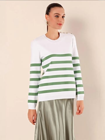 Bigdart Trui in Groen: voorkant