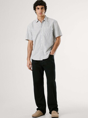 Pepe Jeans Regular fit Button Up Shirt 'Christopher' in White