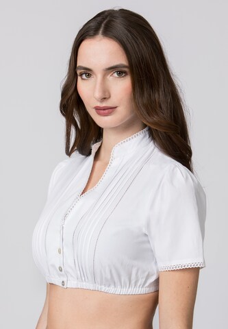 STOCKERPOINT Trachtenbluse 'Ariana' in Weiß