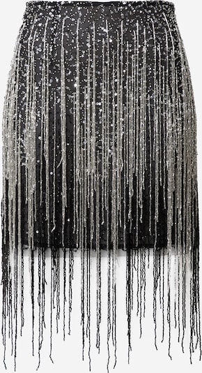 Nasty Gal Nederdel i sort / sølv, Produktvisning