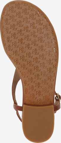 Lauren Ralph Lauren Teenslipper 'Ellington' in Bruin