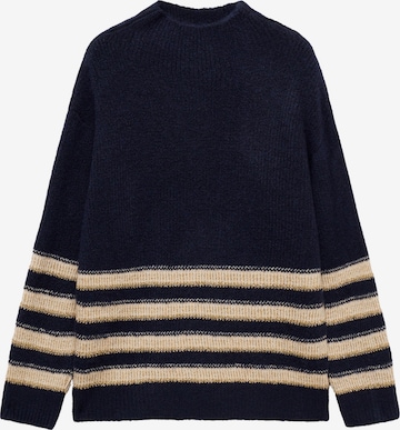 MANGO Sweter 'CAPITAN' w kolorze niebieski: przód