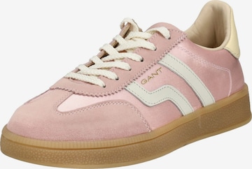 Baskets basses GANT en rose : devant