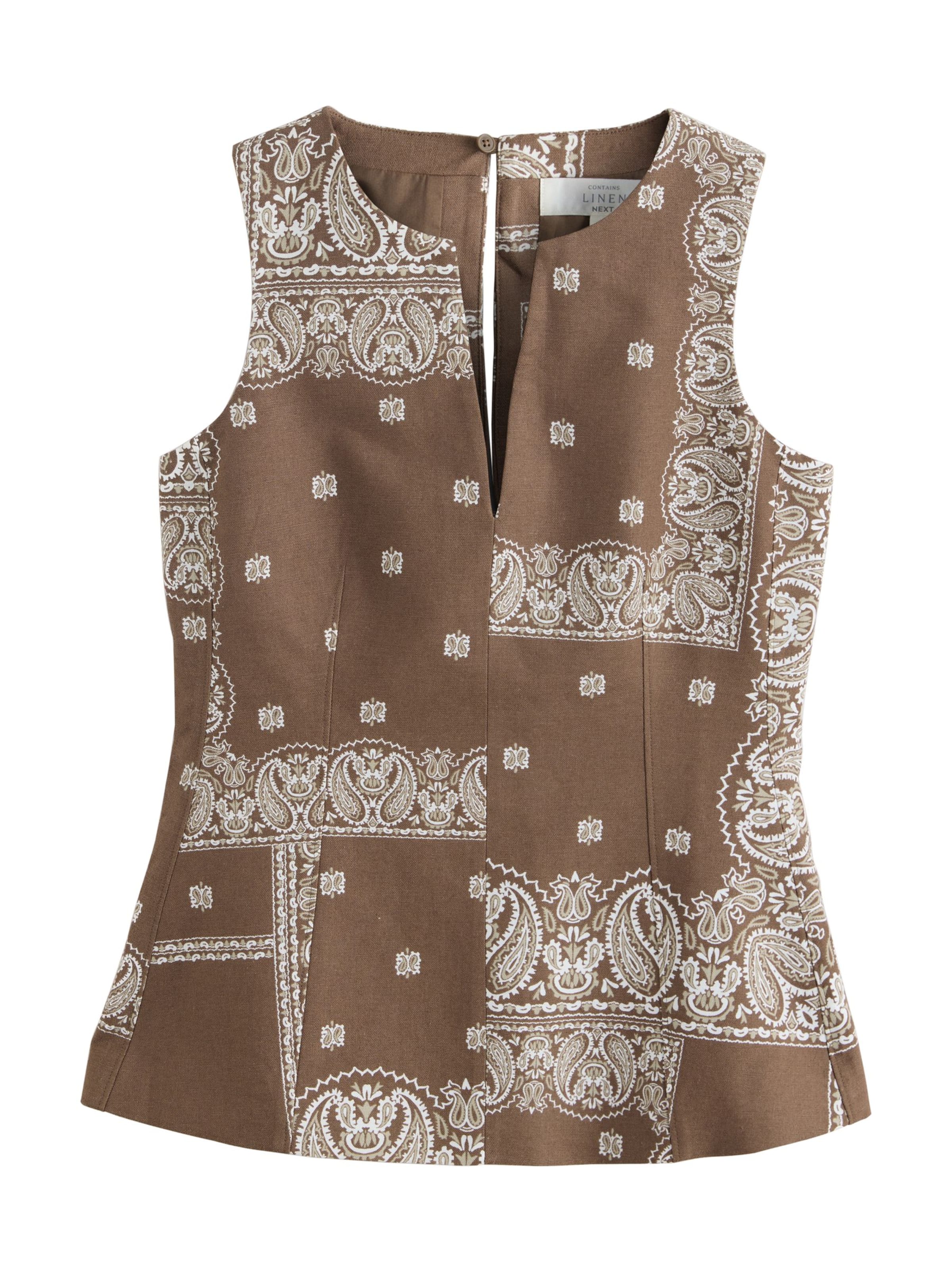 Next Blouse in Brown: front