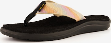 Séparateur d'orteils ' Voya Flip ' TEVA en noir : devant