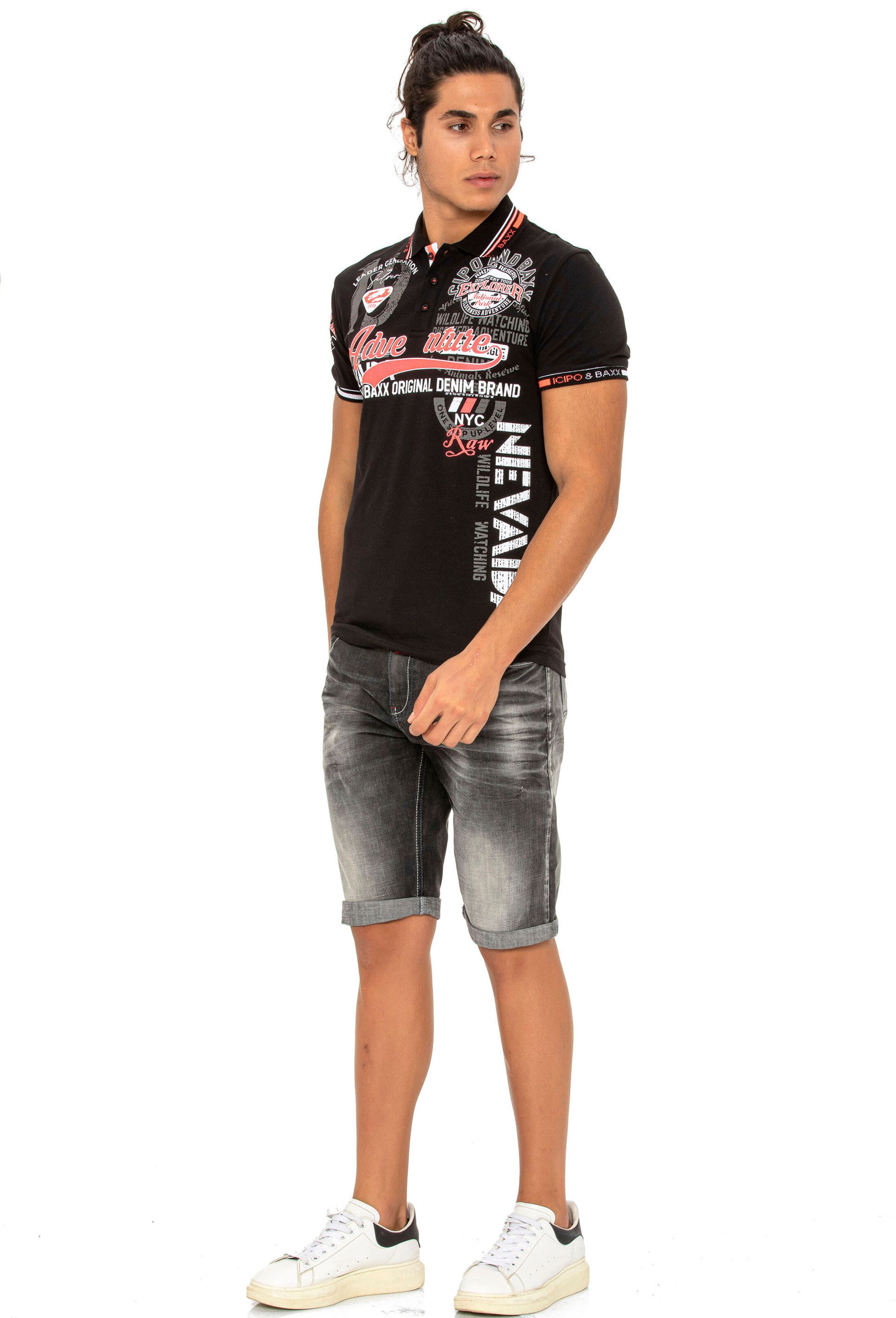 CIPO & BAXX Shirt in Black