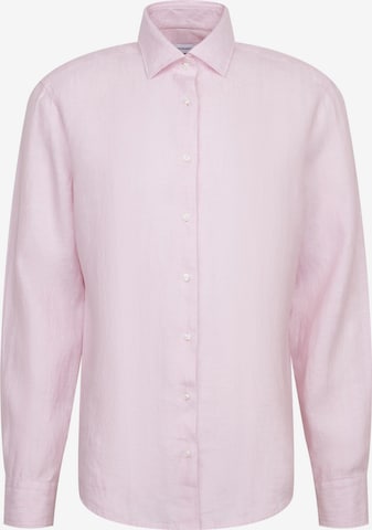 Chemise 'SMART LINEN' SEIDENSTICKER en rose : devant