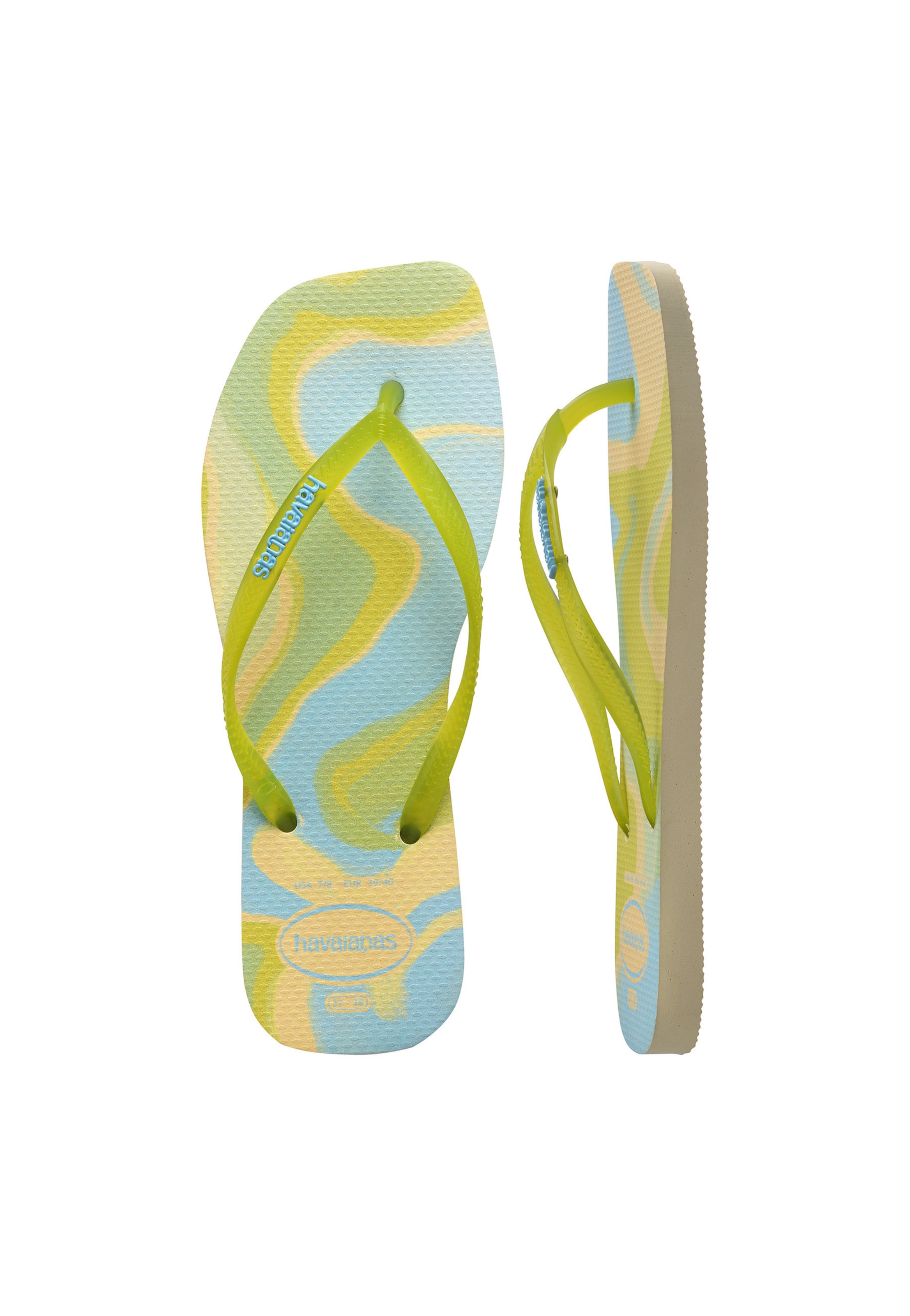 HAVAIANAS Žabky 'Square Jelly' – žlutá