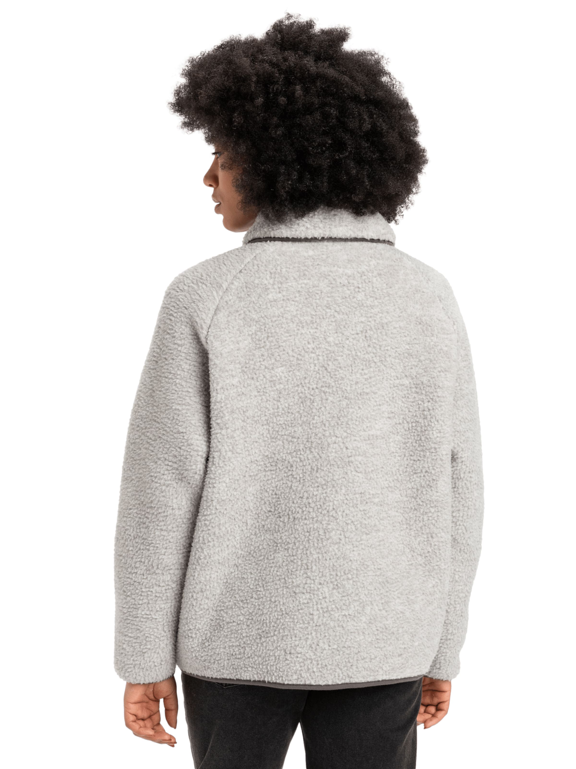 QUIKSILVER Fleecejacke 'Sherpa Heather' in Grau