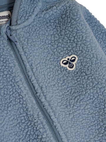 Hummel Fleece jas in Blauw