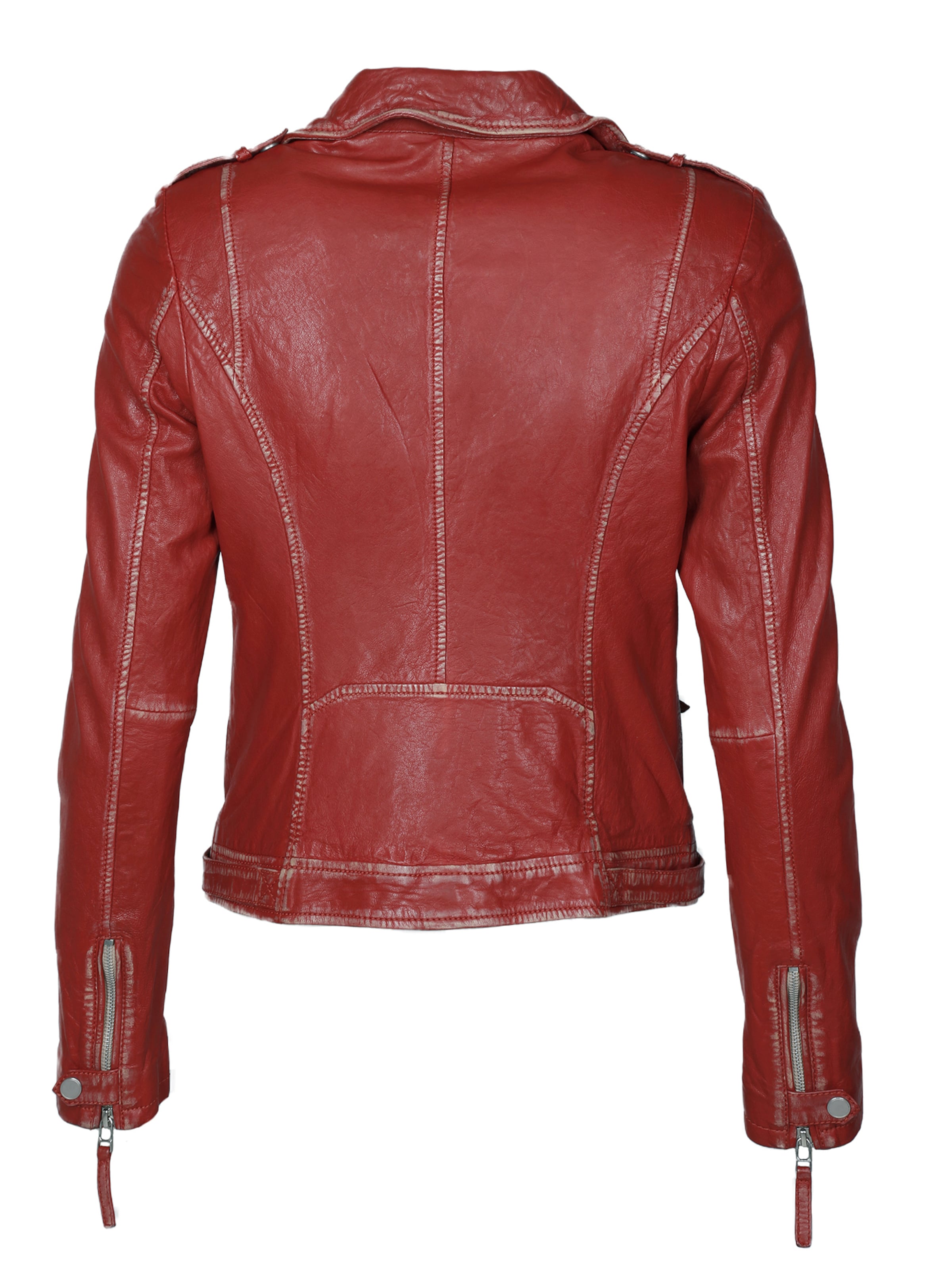 JCC Lederjacke in Rot