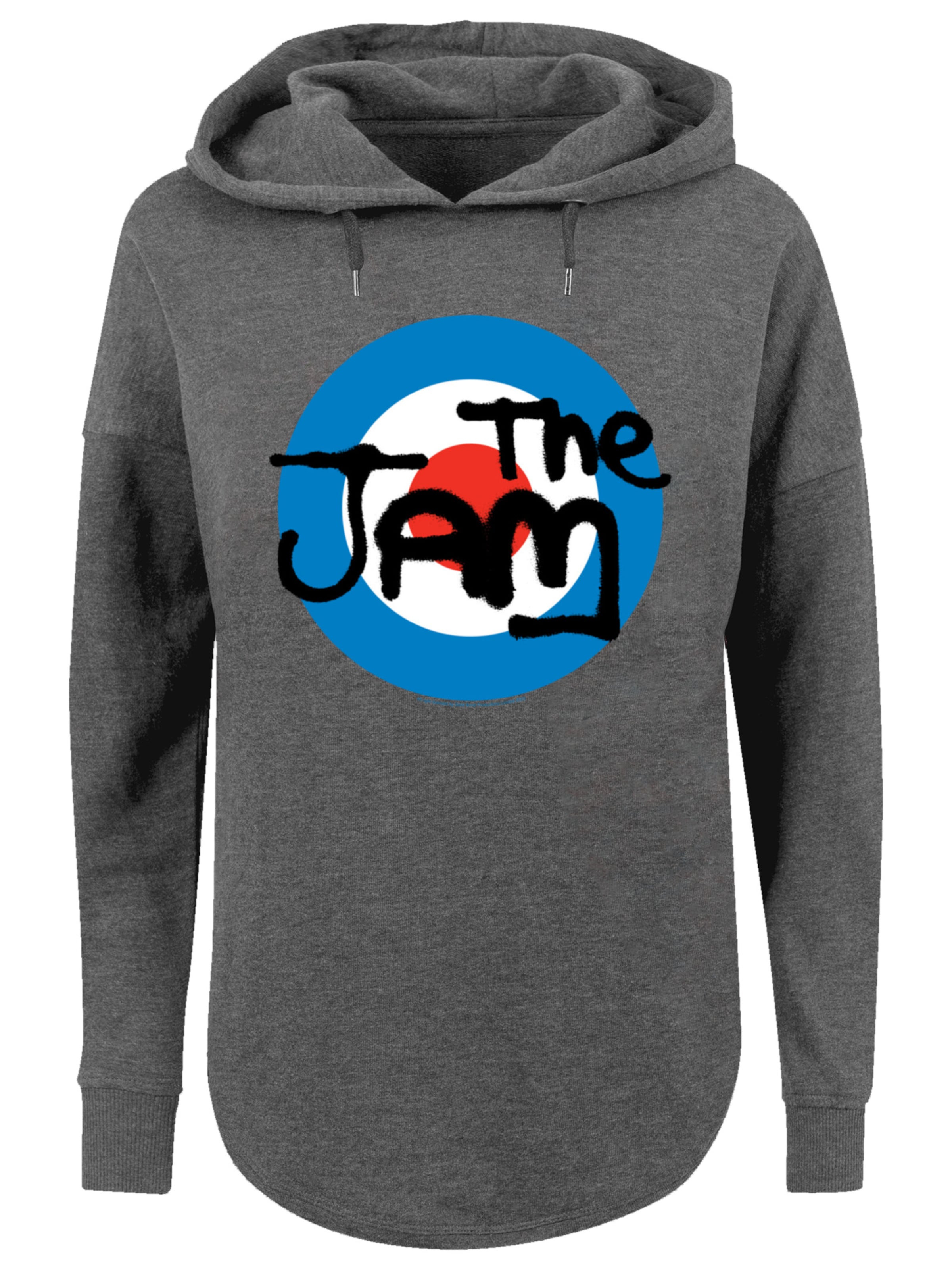 F4NT4STIC Sweatshirt 'The Who' in Grijs: voorkant