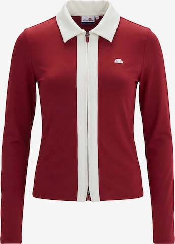 ELLESSE - Sudadera con cremallera 'Clarenza' en rojo: frente