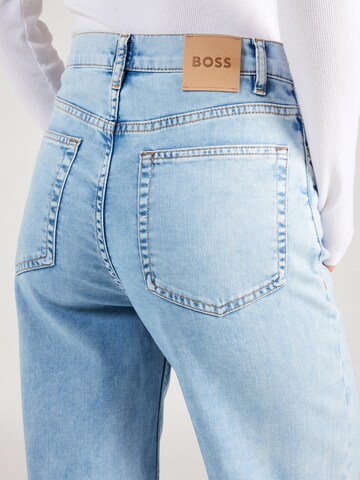 BOSS Wide Leg Jeans 'MARLENE' in Blau