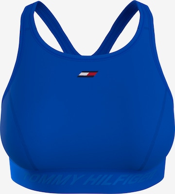 Tommy Hilfiger Sport Bustier Sport-BH in Blau: predná strana