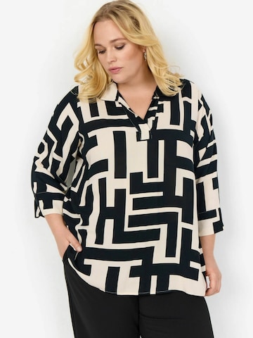 Wasabi Concept Bluse 'Alava' in Schwarz: Vorderseite