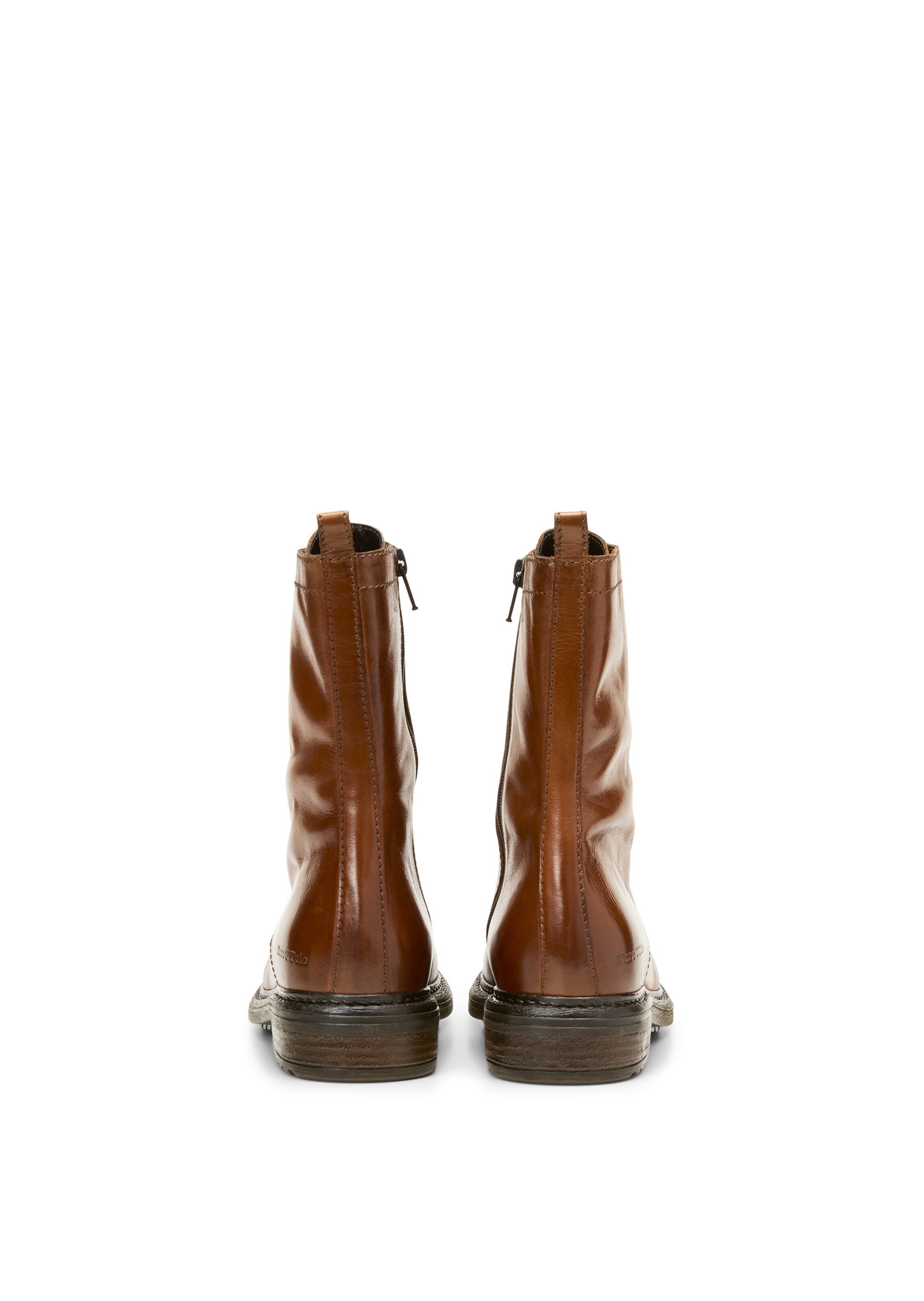 Marc O'Polo Schnürstiefel in Braun