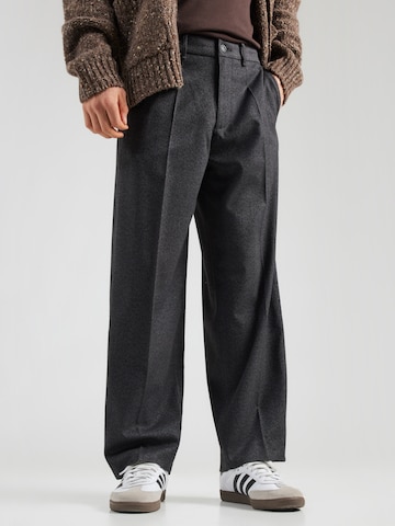 melns Abercrombie & Fitch Platas staras Klasiskas bikses: no priekšpuses