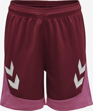 Hummel Regular Sportshorts 'Lead' in Rot: predná strana