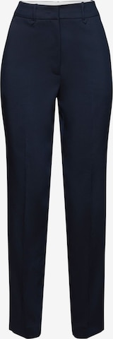 ESPRIT Regular Pantalon in Blauw: voorkant