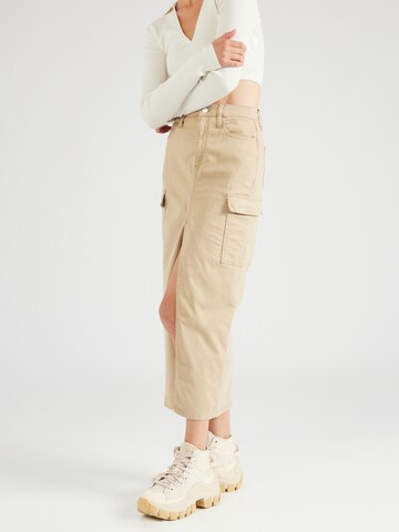 Calvin Klein Jeans Hame värissä beige: edessä