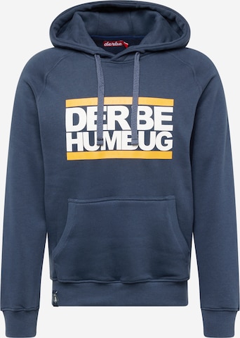 Derbe Sweatshirt 'Humbug' in Blauw: voorkant