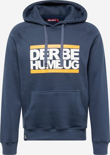 Derbe Sweat-shirt 'Humbug' en marine / jaune / blanc, Vue avec produit