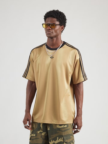 T-Shirt 'Adicolor' ADIDAS ORIGINALS en or : devant