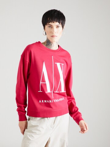 ARMANI EXCHANGE Sweatshirt '8NYM02' i rød: forside
