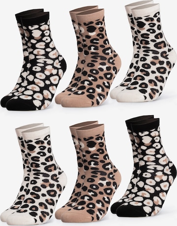 Occulto Socken 'Leonie' in Mischfarben: Vorderseite